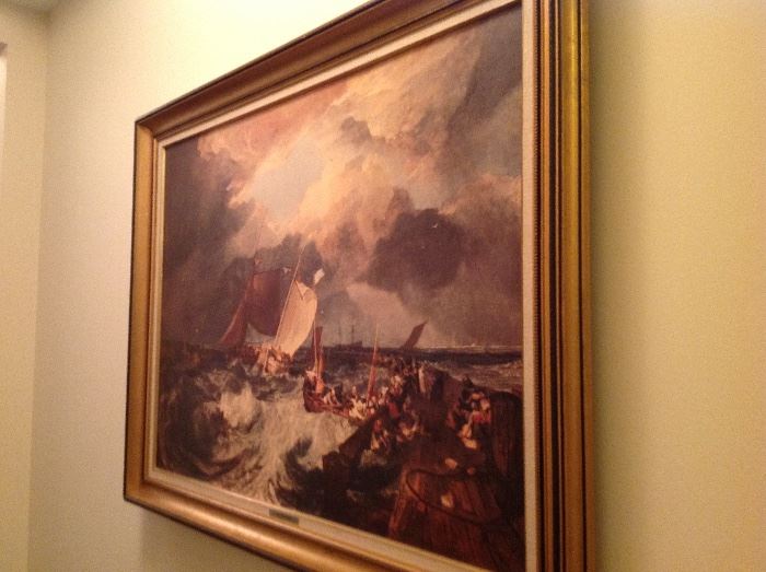 TURNER PAINTING REPRODUCTION.
