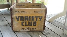 Antique wooden crate