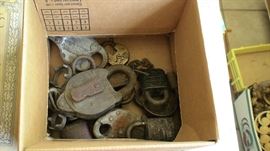 Antique locks small and large