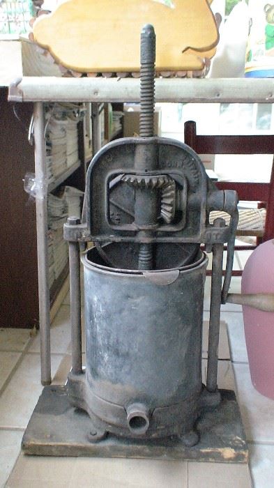 Antique sausage stuffer