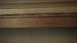 Earl North Haskins signed original painting  "The Maumee at Otsego"