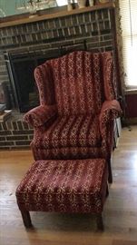 Chair with matching  foot stool
