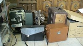 Vintage 8mm movie cameras, Vintage cameras
