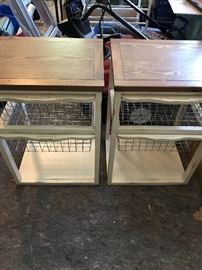 One left. Storage table/bin.
20” wide x 16.5” deep x 28” tall 