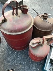 Vintage Gas Cans