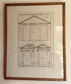 26. 4 Architectural Prints by Batty Langley c. 1730