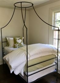 31a. Twin Iron Campaigne Bed (41'' x 80'' x 91'')