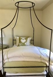 31a. Twin Iron Campaigne Bed (41'' x 80'' x 91'')