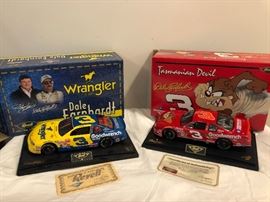 Dale Earnhardt #3 Wrangler and Taz Revell 1/18 10 AND 1005 MADE!!!      https://ctbids.com/#!/description/share/33260