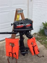 Mercury 4.0 Outboard Engine.