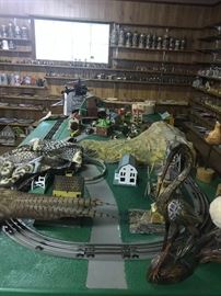 Massive model train collection, various scales