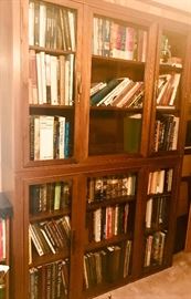 Huge book collection in den, bedrooms, hobby room