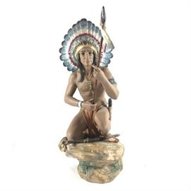 Lladro "Indian Chief" Limited Edition 3566M 