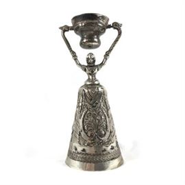 Antique German Sterling Silver Wedding Cup