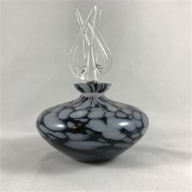 Contemporary Italian Art Glass Perfume Decanter