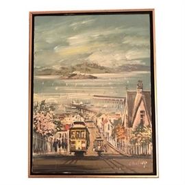 John Checkley Signed Oil On Canvas