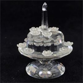 Swarovski 1987-1992 Anniversary Birthday Cake