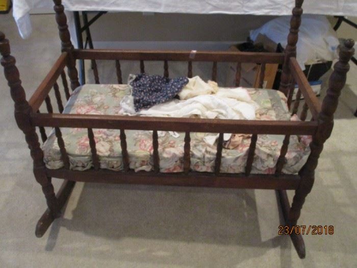 Old hand-made cradle