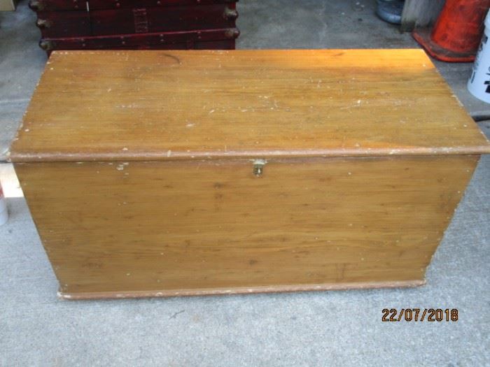 Old pine box