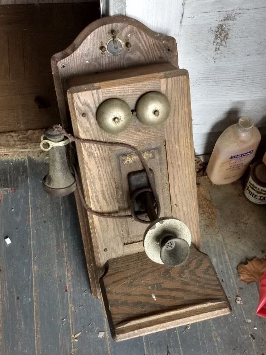 Original Oak Telephone