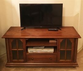 Low Boy Entertainment Center, Samsung Flat Screen TV