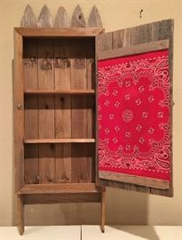Rustic Barn Wood Wall Cabinet