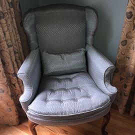 Tufted Arm Chair, Chippendale Style