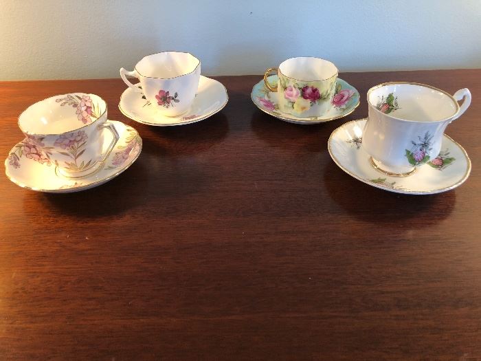 Tea Cups and Saucers, Multiple Sets