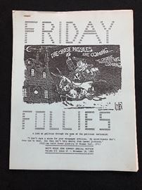 Collection of Original Friday Follies, 1980's