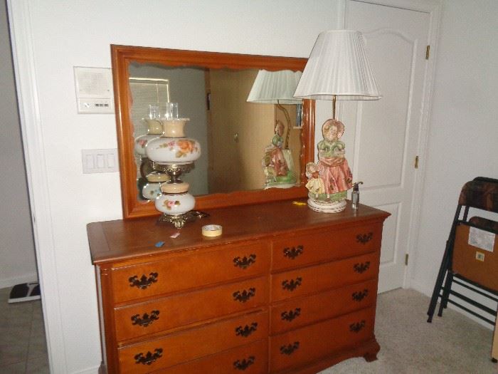Lamps, Dressers