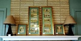 FRAMED VINTAGE EUROPEAN PICTURES