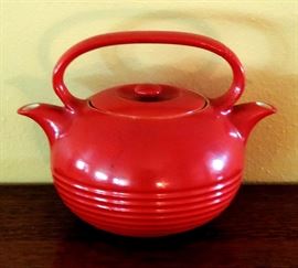 HALL RED CERAMIC TEAPOT