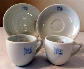 MARITIME CUPS AND SAUCERS