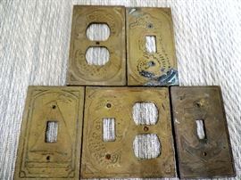 BRASS NAUTICAL LIGHT PLATES