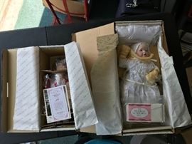Christmas Prayer and Victorian Christening dolls.