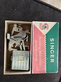Singer accessories.