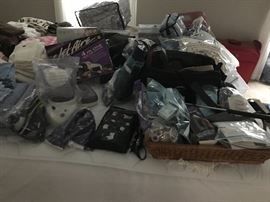 Various gadgets and electronics.
Also this king size gel foam mattress and metal frame (no headboard) is $325.