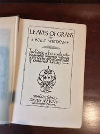Leaves of Grass, Walt Whitman.