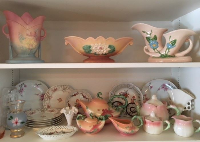 Hull Pottery and Porcelain Items