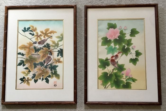 UKIYO-E Original Framed Japanese Woodblock Prints 