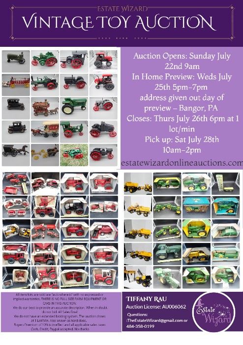 Auction Flyer Toys