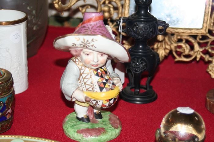Jacques Callot 6" Grotesque dwarf French porcelain figure