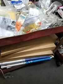 Small parts, nuts and bolts, o-rings.