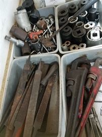 Files, wrenches, sockets