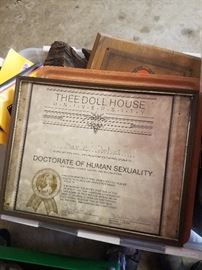 Thee Doll House memorabilia