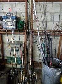 Fishing rods and reels