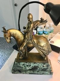 Antique Vienna bronze Knight by H. Muller