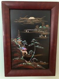 2 Abalone Inlay Wall Art