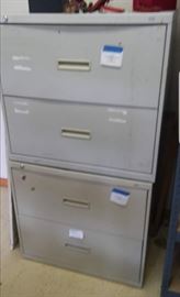 (2) 2 drawer lateral file cabinets