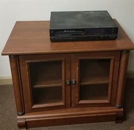 TV stand and vcr dvd player